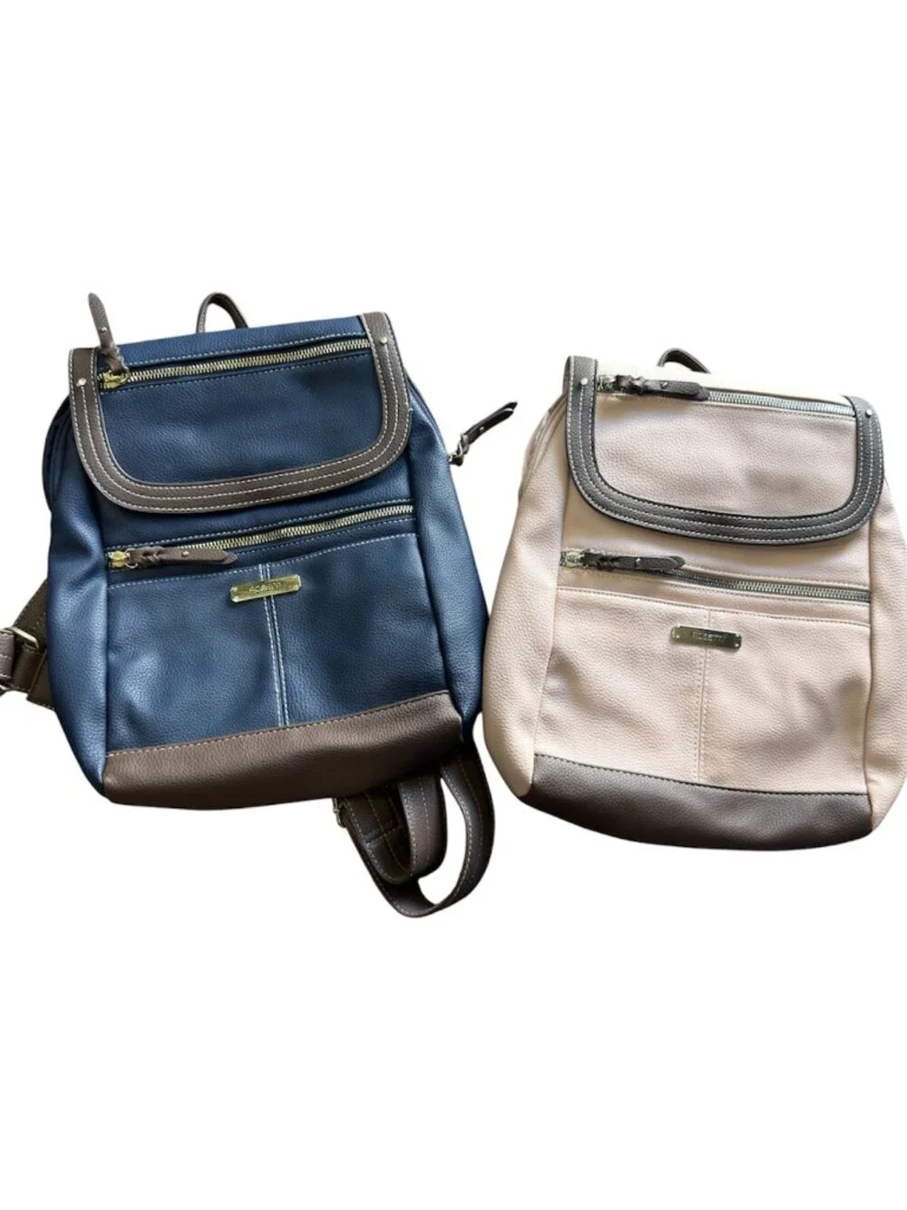 Rosetti Sena Backpack Blue Pink Bag Purse Lot of 2